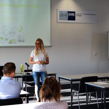 Referentin bei Workshop mentale Gesundheit und Burnout Prävention